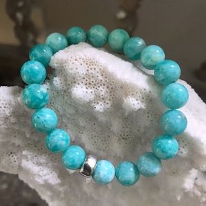Gorgeous Amazonite beaded bracelet 🍀🍀